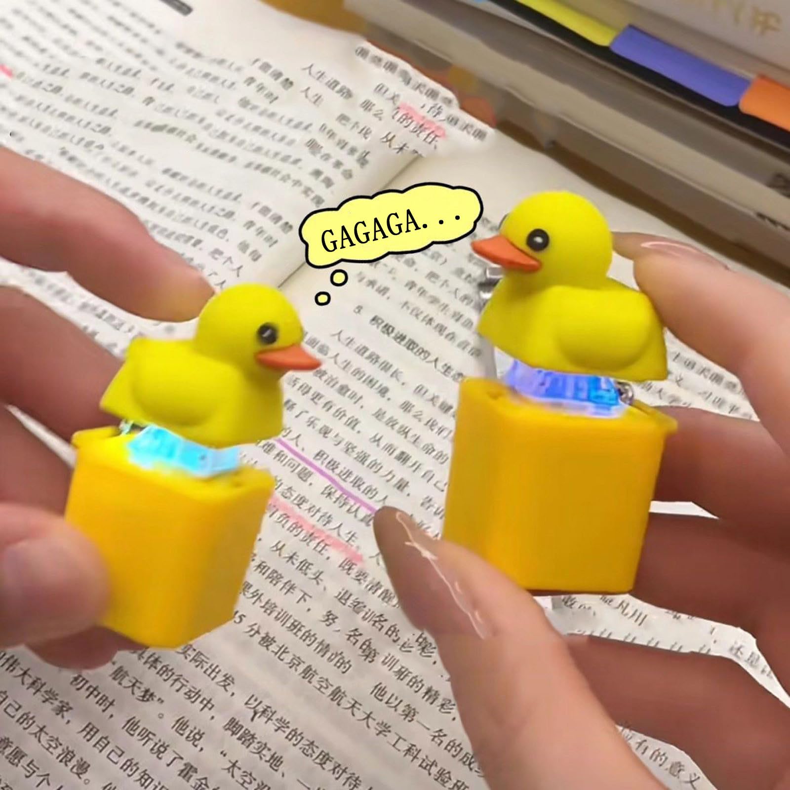Keyboard Fidget Duckys Quacking Fidget Toy - Duckeys Duck Keychain